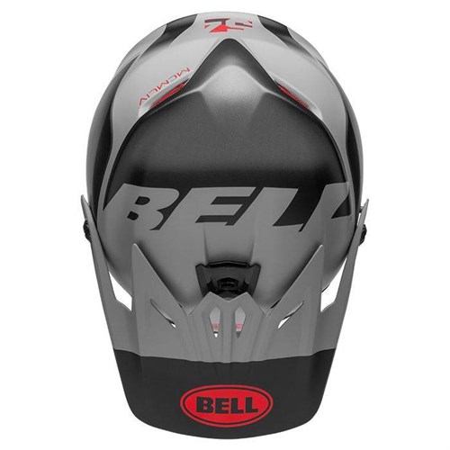 Шлем Bell MOTO-9 YOUTH MIPS Glory Matte Black-Gray-Crimson - фото 5651