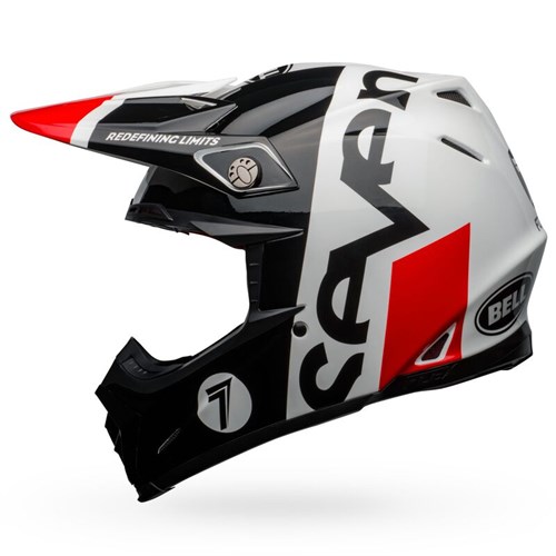 Шлем BELL MOTO-9 FLEX SEVEN GALAXY GLOSS BLACK/WHITE/RED - фото 5902