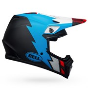 Шлем BELL MX-9 MIPS STRIKE MATTE BLACK/BLUE/WHITE Шлем BELL MX-9 MIPS STRIKE MATTE BLACK/BLUE/WHITE